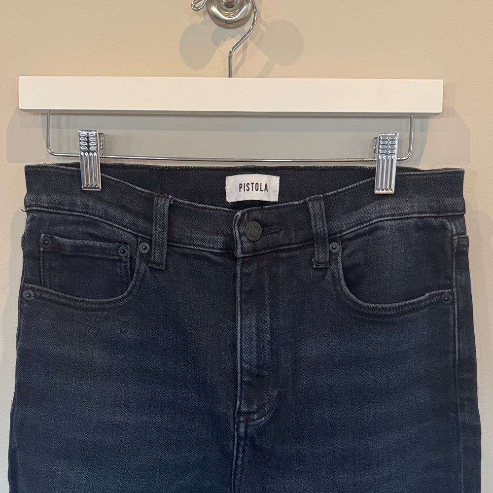 Pistola Women's Dark Blue High Rise Jeans